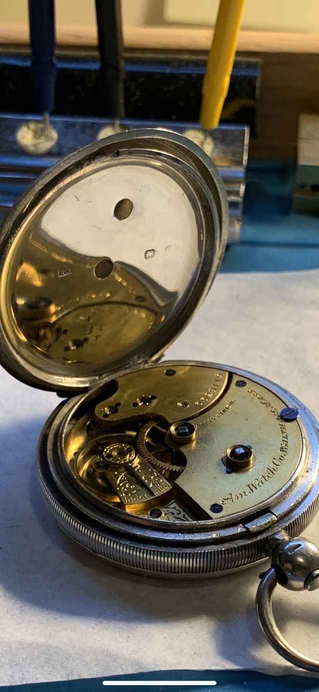 Waltham pocket best sale watch case markings